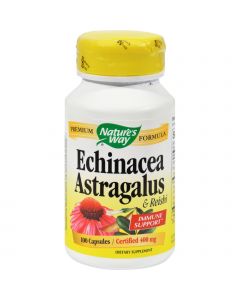 Nature's Way Echinacea Astragalus and Reishi - 100 Capsules