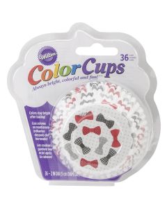 Wilton ColorCup Standard Baking Cups-Bow Ties 36/Pkg