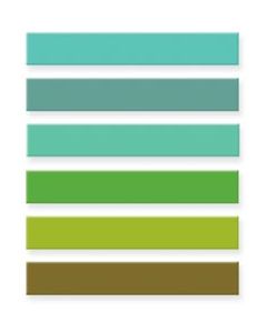 Clearsnap ColorBox Pigment Cat's Eye Ink Pads Queue 6/Pkg-Rain Forest