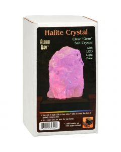 Himalayan Salt Lamp - Halite with LED Base - 1 ct