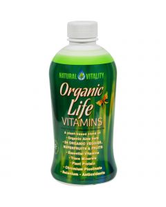 Natural Vitality Liquid Organic Life Vitamins - 30 fl oz
