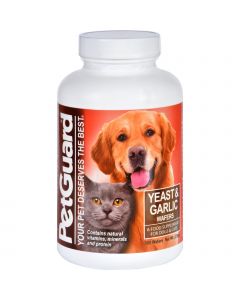 Petguard Yeast and Garlic - 160 Wafers