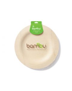 Bambu Veneerware Plates - Round 11 inch - 8 Count