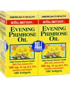 American Health Royal Brittany Evening Primrose Oil 100+100 Softgels - American Health Royal Brittany Evening Primrose Oil 100+100 Softgels