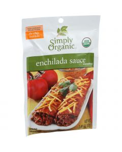 Simply Organic Enchilada Sauce - Organic - 1.41 oz - Case of 12