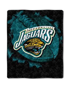 The Northwest Company Jaguars 50"x60" Sherpa Throw - Burst Series (NFL) - Jaguars 50"x60" Sherpa Throw - Burst Series (NFL)