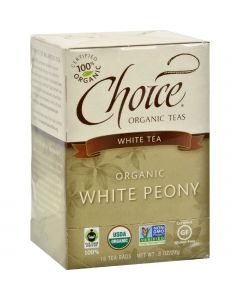 Choice Organic Teas White Tea - 16 Tea Bags - Case of 6