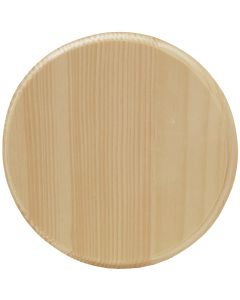 Walnut Hollow Pine Circle Plaque-6.75"X6.75"X.63"