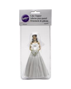 Wilton Cake Topper 5.25"-Bride - Caucasian