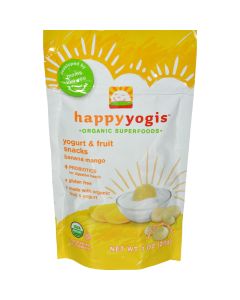 Happy Baby HappyMelts Organic Yogurt Snacks for Babies and Toddlers Banana Mango - 1 oz - Case of 8