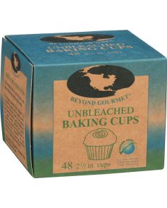 Beyond Gourmet Baking Cups - Large 2.5 in - Unbleached - 48 Count (Pack of 3) - Beyond Gourmet Baking Cups - Large 2.5 in - Unbleached - 48 Count (Pack of 3)