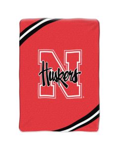 The Northwest Company NEBRASKA  "Force" 60"80" Raschel Throw (College) - NEBRASKA  "Force" 60"80" Raschel Throw (College)