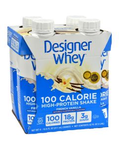 Designer Whey Protein Shake French Vanilla - 10.5 fl oz Each / Pack of 4