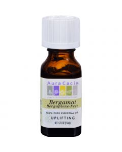 Aura Cacia Pure Essential Oil Bergamot - 0.5 fl oz