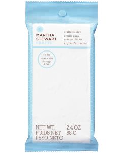 Martha Stewart Crafter's Clay 2.4oz-White