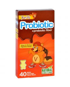 Yum V's Probiotic Plus Prebiotic Fiber Vanilla - 40 Bears