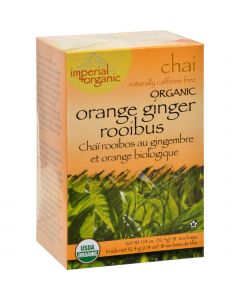 Uncle Lee's Tea Uncle Lee's Imperial Organic Orange Ginger Rooibus Chai Tea - 18 Tea Bags