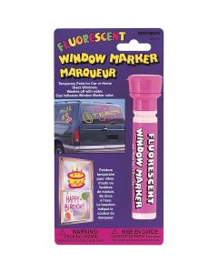 Unique Industries Fluorescent Window Marker .84oz-Pink