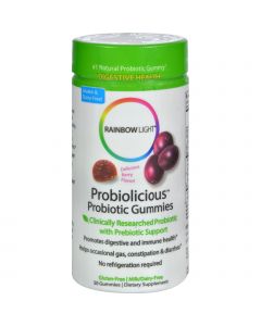 Rainbow Light Probiolicious Gummies Natural Cranberry - 50 Gummies