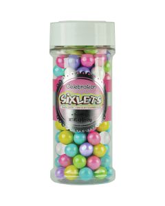 Celebrations By SweetWorks Sixlets(R) 4.5oz-Spring Mix - Celebrations By SweetWorks Sixlets(R) 4.5oz-Spring Mix