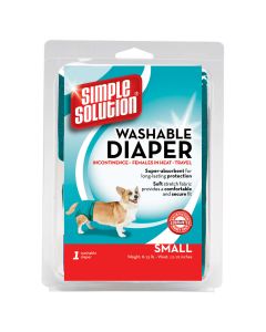 Simple Solution Washable Dog Diaper Small Teal