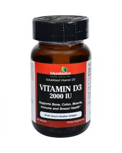 FutureBiotics Vitamin D3 - 2000 IU - 120 Softgels