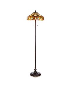 Warehouse of Tiffany Tiffany-style Ariel Floor Lamp