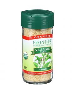 Frontier Herb Sesame Seeds - Organic - Whole - Hulled - 2.32 oz