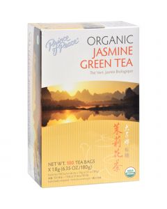 Prince of Peace Organic Green Tea Jasmine - 100 Tea Bags