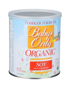 Baby's Only Organic Toddler Formula - Soy - 12.7 oz (Pack of 3) - Baby's Only Organic Toddler Formula - Soy - 12.7 oz (Pack of 3)