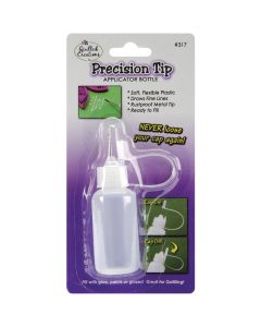 Quilled Creations Precision Tip Glue Applicator Bottle - Empty-.5oz