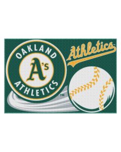 The Northwest Company Athletic A's  20x30 Acrylic Tufted Rug