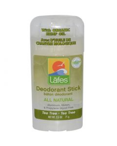 Lafe's Natural Body Care Lafe's Natural and Organic Deodorant Stick Tea Tree - 2.5 oz