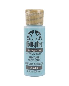 Plaid:Craft FolkArt Acrylic Paint 2oz-Calypso Sky