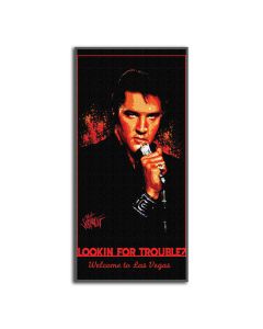 The Northwest Company Elvis-Looking For trouble Entertainment 28x58 Beach Towel