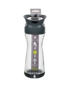 Full Circle Home On the Go Lemon Glass Water Bottle - Blackberry