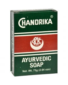 Chandrika Soap Ayurvedic Herbal and Vegetable Oil Soap - 2.64 oz - Case of 10