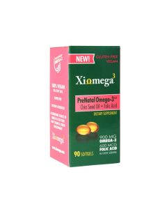 Xiomega3 Prenatal Omega3 - Chia Oil - 90 softgels