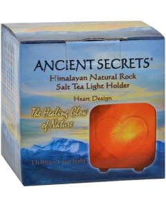 Ancient Secrets Himalayan Salt Tea Light Heart - Pack