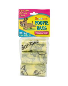 Scoochie Pet Products Scoochie Poopie Bag Refill Rolls 6/pkg-