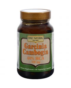 Only Natural Garcinia Cambogia - 500 mg - 60 Vegetarian Capsules