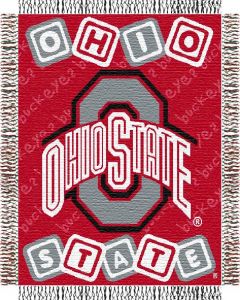 The Northwest Company Ohio State baby 36"x 46" Triple Woven Jacquard Throw (College) - Ohio State baby 36"x 46" Triple Woven Jacquard Throw (College)