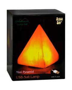 Himalayan Salt Pyramid Salt Lamp - USB - 3.5 in