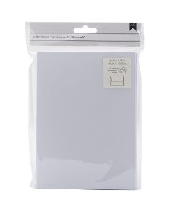 American Crafts A7 Envelopes (5.25"X7.25") 25/Pkg-White - American Crafts A7 Envelopes (5.25"X7.25") 25/Pkg-White