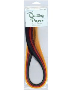 Lake City Craft Quilling Paper .125" 80/Pkg-Fall (8 Colors) - Quilling Paper .125" 80/Pkg-Fall (8 Colors)