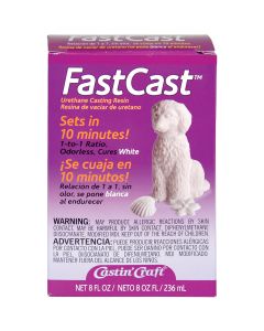 ENVIRONMENTAL NEW! Castin'Craft FastCast White Casting Resin 8oz-