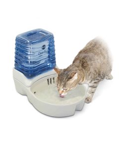 K&H Pet Products CleanFlow Cat Ceramic Fountain with Reservoir 170 oz. Black 11.5" x 9" x 10.5"