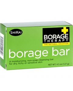 Shikai Products Cleansing Bar - Non Soap - Borage - 4.5 oz