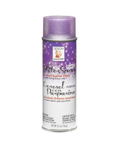 Design Master Glitter Spray 6oz-Purple
