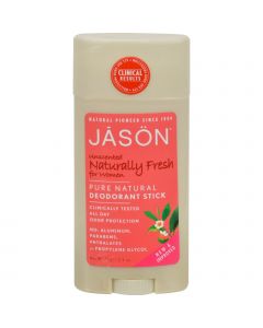 Jason Natural Products Jason Deodorant Stick For Women Naturally Fresh - 2.5 oz
